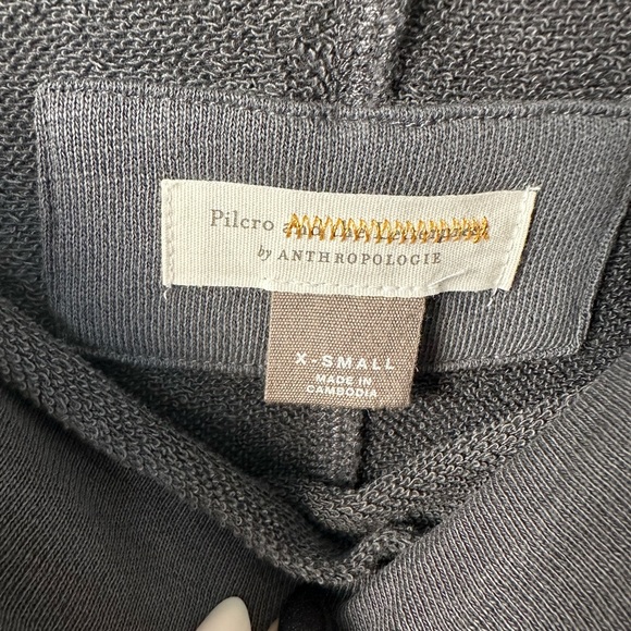 NWOT Pilcro By Anthropologie Cowl Neck Grey Sweatshirt Size XS - Picture 3 of 4